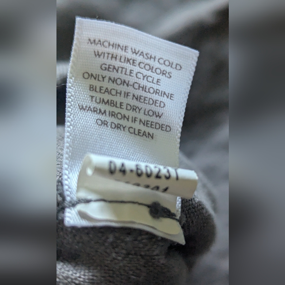 J. Jill 100% Linen Tall Wide Leg Pants Charcoal Gray Pockets Size Small - Picture 8 of 11